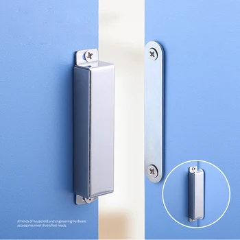 Large Magnetic Door Catch, Stainless Steel Cabinet Magnet Closet Catches for Cupboard Furniture Door Close 40KG Suction Silver
Large Magnetic Door Catch, Stainless Steel Cabinet Magnet Closet Catches for Cupboard Furniture Door Close 40KG Suction Silver