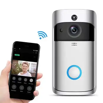 SmartYIBA Battery Operated WiFi Wireless Video Doorbell Chime Intercom Visual Door Phone APP Control Video Intercom IP Camera
SmartYIBA Battery Operated WiFi Wireless Video Doorbell Chime Intercom Visual Door Phone APP Control Video Intercom IP Camera