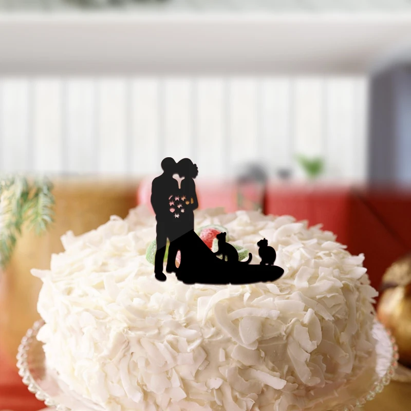Wedding Cake Toppers modern home decora black Acrylic furniture wall stickers Valentine's day Party festival Wedding Decoration
Wedding Cake Toppers modern home decora black Acrylic furniture wall stickers Valentine's day Party festival Wedding Decoration