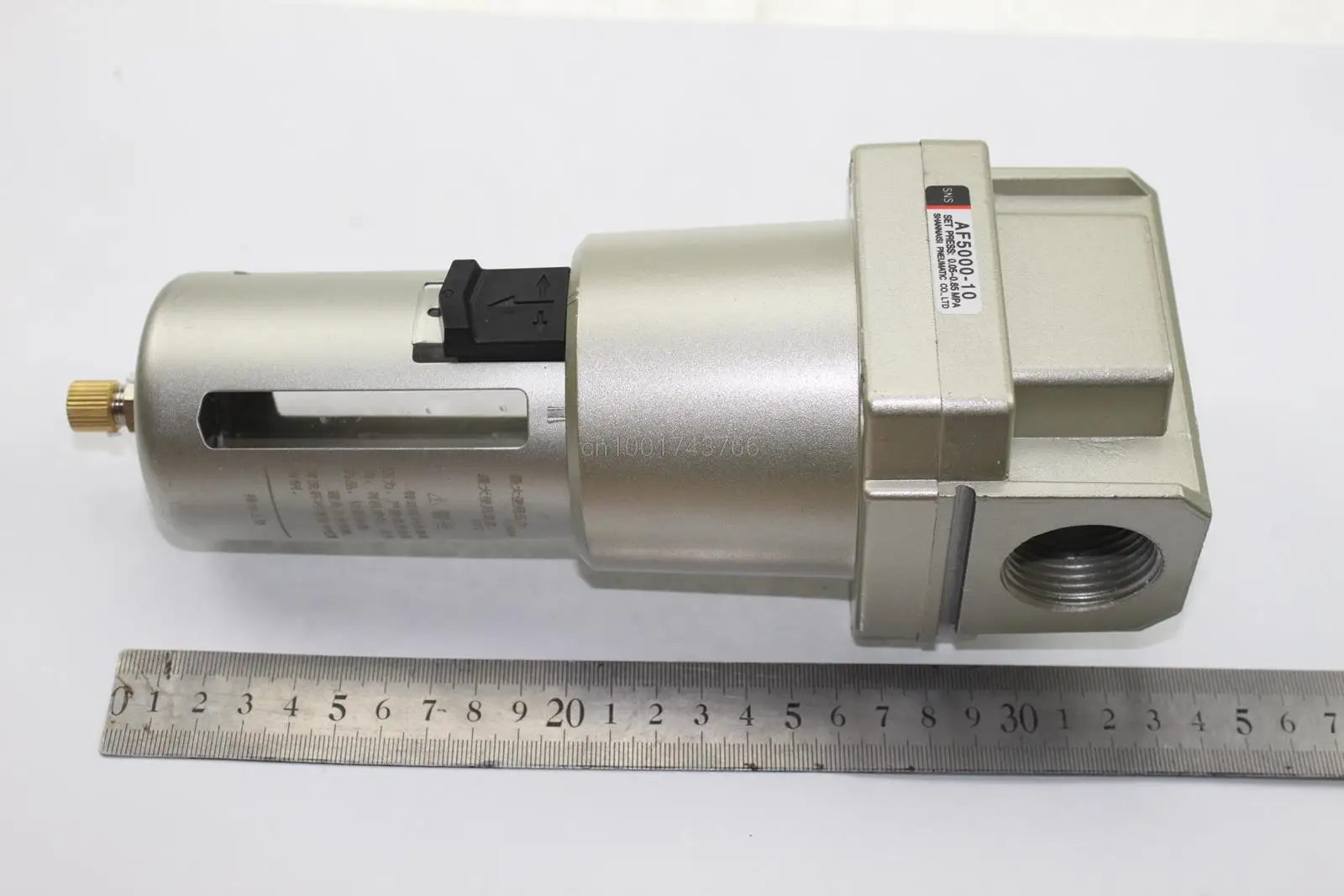 SNS Pneumatic air filter AF5000-10A 1''BSPT Pressure drain water separator Air Source Treatment
SNS Pneumatic air filter AF5000-10A 1''BSPT Pressure drain water separator Air Source Treatment