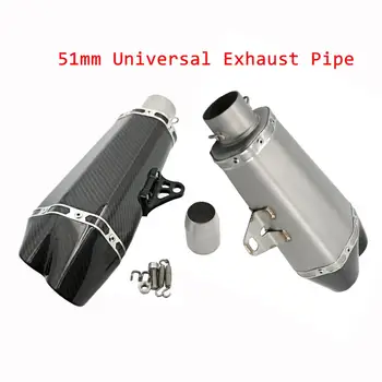 Motorcycle Exhaust moto For msx125 gsr 600 trk 502 51mm pipe Universal Exhaust Muffler Pipe Akrapovic Modified With DB Killer
Motorcycle Exhaust moto For msx125 gsr 600 trk 502 51mm pipe Universal Exhaust Muffler Pipe Akrapovic Modified With DB Killer