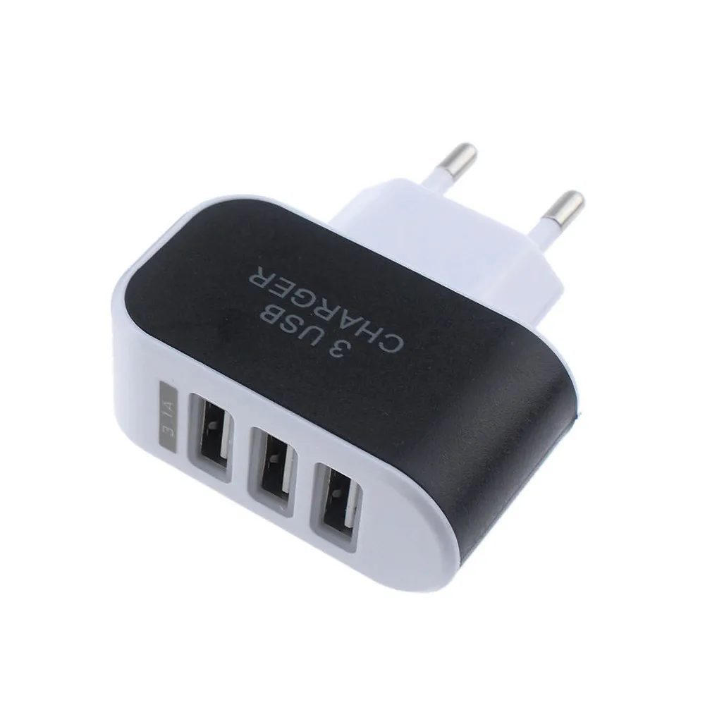 Fashion 3.1A Triple USB Port Wall Home Travel AC Charger Adapter For Samsung For Apple EU Plug drop shipping#H10
Fashion 3.1A Triple USB Port Wall Home Travel AC Charger Adapter For Samsung For Apple EU Plug drop shipping#H10