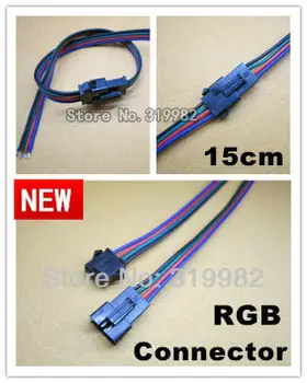 100pairs/lot, RGB strip connector, 4pin JST RGB connector Wire for LED RGB Strip, pair sale, male and female, free shipping
100pairs/lot, RGB strip connector, 4pin JST RGB connector Wire for LED RGB Strip, pair sale, male and female, free shipping
