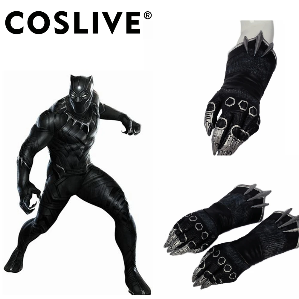 Coslive Captain America 3 Civil War Black Panther Cosplay Claw Gloves Superhero Paw Sword Cosplay Prop Accessories For Adult
Coslive Captain America 3 Civil War Black Panther Cosplay Claw Gloves Superhero Paw Sword Cosplay Prop Accessories For Adult