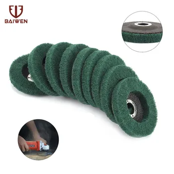 New Nylon Fiber Grinding Wheel With Sand Polishing Buffing Disc Pad Abrasive Brush Rotary Tool
New Nylon Fiber Grinding Wheel With Sand Polishing Buffing Disc Pad Abrasive Brush Rotary Tool
