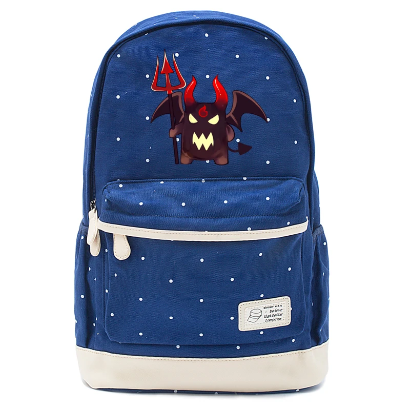 2019 Anime Little Devil Canvas child bag Rucksacks backpack for teenagers boy Girls School travel Shoulder Bag hot
2019 Anime Little Devil Canvas child bag Rucksacks backpack for teenagers boy Girls School travel Shoulder Bag hot