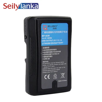 6600mAh for sony BP-95W Broadcast Camera Battery Power V Port HDW-800P DSR-250P Camcorder 14.4V
6600mAh for sony BP-95W Broadcast Camera Battery Power V Port HDW-800P DSR-250P Camcorder 14.4V