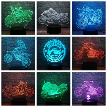 Drop shipping 3d Visual Illusion Lamp Cross-country Motorcycle Acrylic Night Light Led Touch Table Lamp For Man Boy Kid Gift Toy
Drop shipping 3d Visual Illusion Lamp Cross-country Motorcycle Acrylic Night Light Led Touch Table Lamp For Man Boy Kid Gift Toy