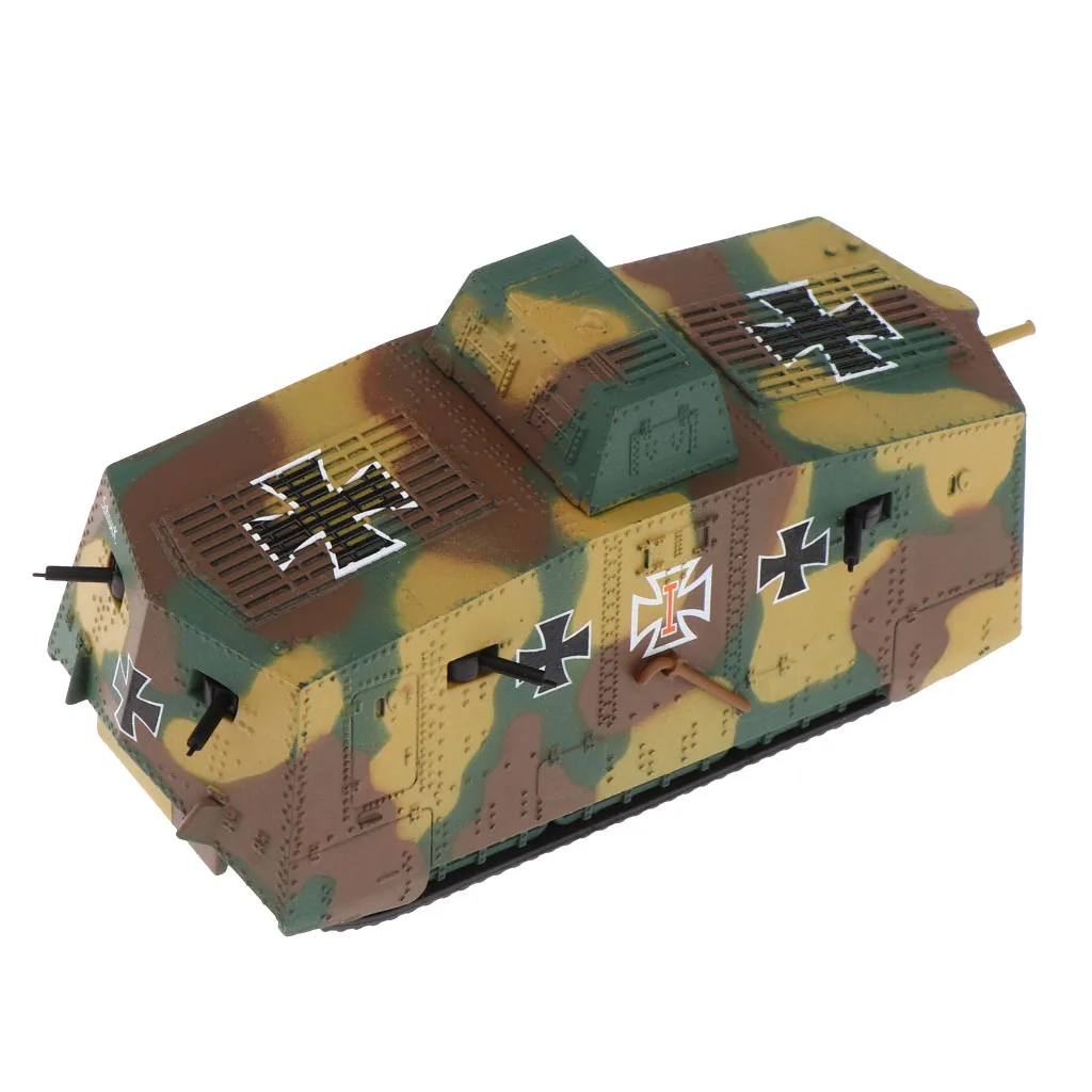 1:72 German A7V Heavy Tank Panzer - World War I Army Vehicle Model Soldier Toy Gifts camouflage
1:72 German A7V Heavy Tank Panzer - World War I Army Vehicle Model Soldier Toy Gifts camouflage