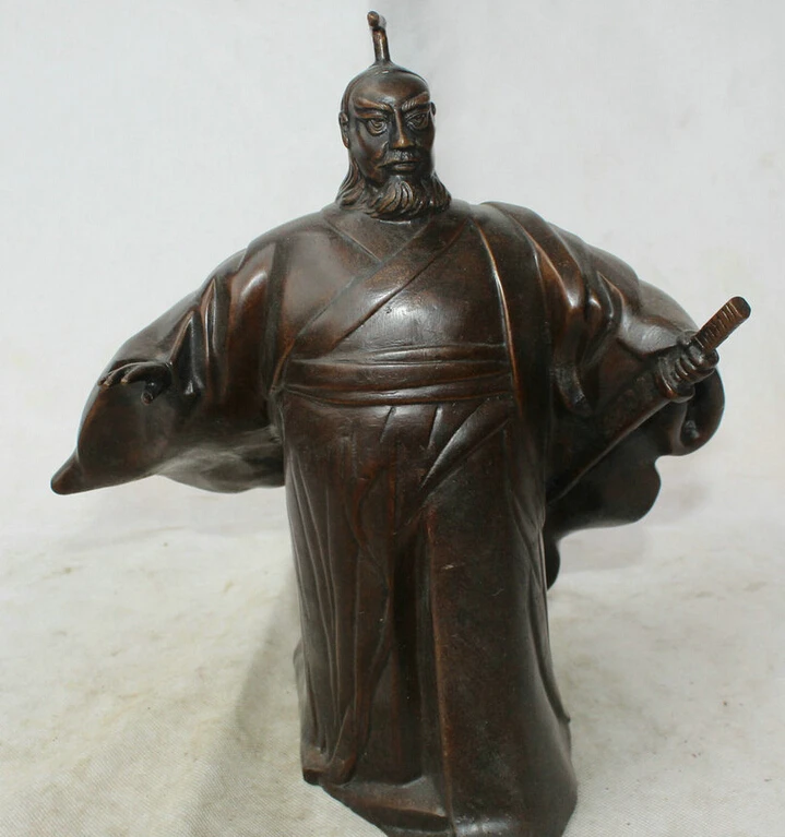 USPS to USA S1886 11" Japan Japanese Bronze stand warrior knight General Gen Statue sculpture B0401
USPS to USA S1886 11" Japan Japanese Bronze stand warrior knight General Gen Statue sculpture B0401