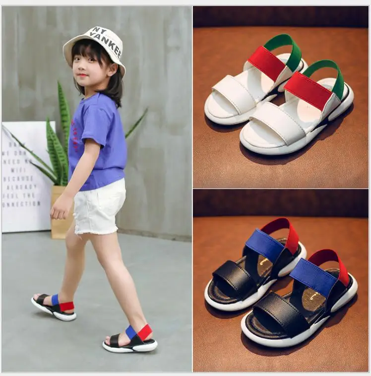 Hot Summer Sandals Kid Girl&boys Sandals Elastic Beach Shoes Fashion Sport Styling Children Light Comfortable Open Toe Sandals
Hot Summer Sandals Kid Girl&boys Sandals Elastic Beach Shoes Fashion Sport Styling Children Light Comfortable Open Toe Sandals