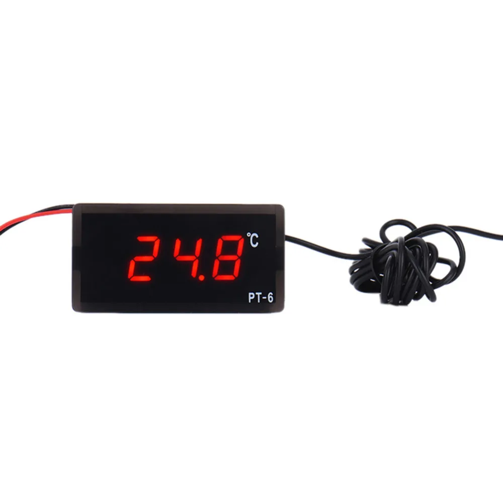 PT-6 Embedded LCD Digital Temperature Meter -40~110C Vaccine Box Thermometer with 2m Temperature Sensor
PT-6 Embedded LCD Digital Temperature Meter -40~110C Vaccine Box Thermometer with 2m Temperature Sensor