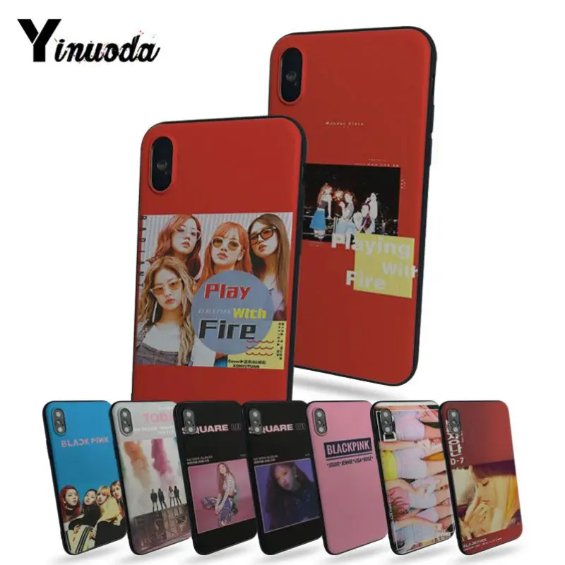 Yinuoda BLACKPINK JISOO JENNIE ROSE LISA On Sale Cool Phone Accessories Case For iphone x 6 6s 6p 7 7plus 8 8plus XS 5s XR XSMax
Yinuoda BLACKPINK JISOO JENNIE ROSE LISA On Sale Cool Phone Accessories Case For iphone x 6 6s 6p 7 7plus 8 8plus XS 5s XR XSMax