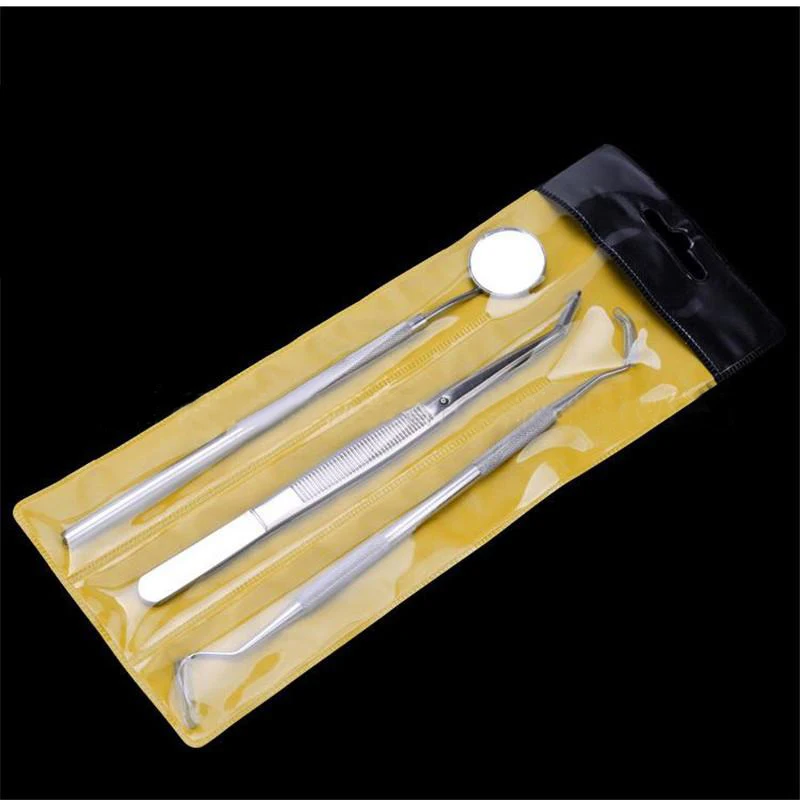 New 3 Pcs/lot 4pcs/setHealthy Professional Handle Dental Tool Pick Scaler Mirror Set Stainless Steel Teeth Clean Make Up Tools
New 3 Pcs/lot 4pcs/setHealthy Professional Handle Dental Tool Pick Scaler Mirror Set Stainless Steel Teeth Clean Make Up Tools