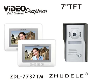 ZHUDELE Doorbell Intercom System 7" Display Wired Video Door Phone Touch button Night Vision 700TVL HD Home House Security 1V2
ZHUDELE Doorbell Intercom System 7" Display Wired Video Door Phone Touch button Night Vision 700TVL HD Home House Security 1V2