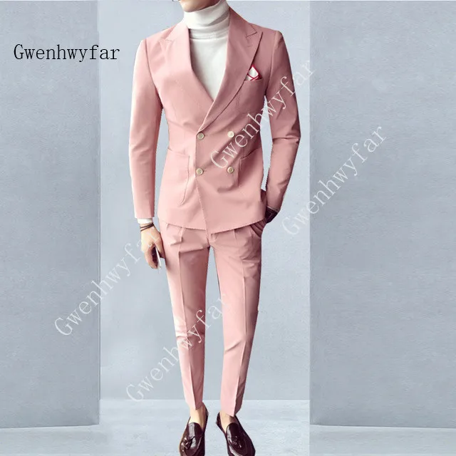 2019 горячая Распродажа светло-розовый двубортный атласный простой пиджак