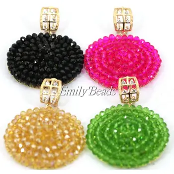 Trendy African Style Earrings Crystal Beads Party/Wedding Gift For Woman Big Earrings Free Shipping ALJ190
Trendy African Style Earrings Crystal Beads Party/Wedding Gift For Woman Big Earrings Free Shipping ALJ190