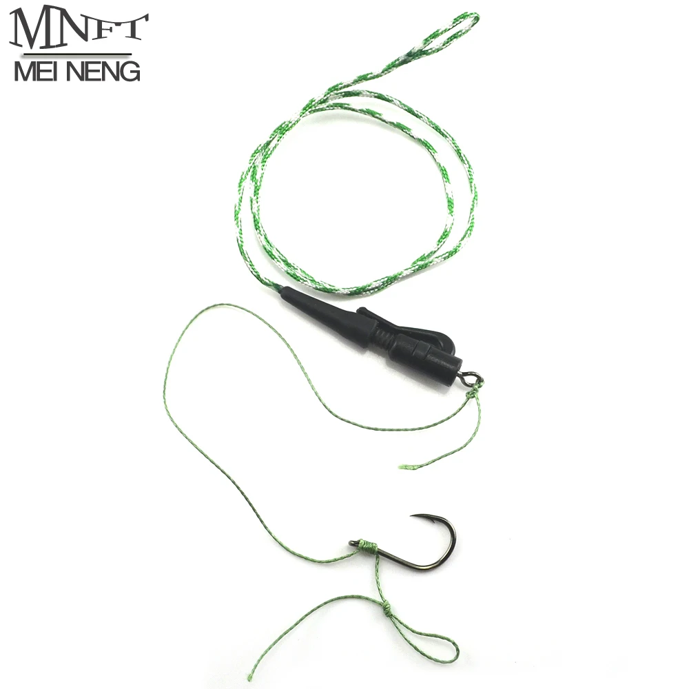 MNFT 1 Hand Made Carp Fishing Ready Lead Core Fishing Line Tied Hair Rigs Leader Braided Coarse Feeder Barbed Hook Size 7# -12#
MNFT 1 Hand Made Carp Fishing Ready Lead Core Fishing Line Tied Hair Rigs Leader Braided Coarse Feeder Barbed Hook Size 7# -12#