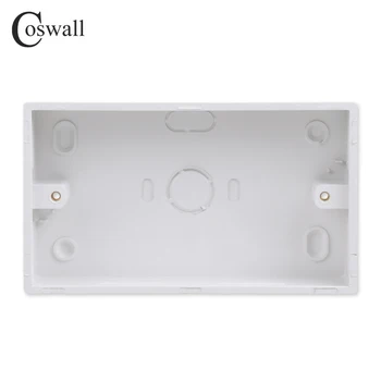 Coswall External Mounting Box 146mm*86mm*32mm for 146*86mm Standard Switch and Socket Apply For Any Position of Wall Surface
Coswall External Mounting Box 146mm*86mm*32mm for 146*86mm Standard Switch and Socket Apply For Any Position of Wall Surface