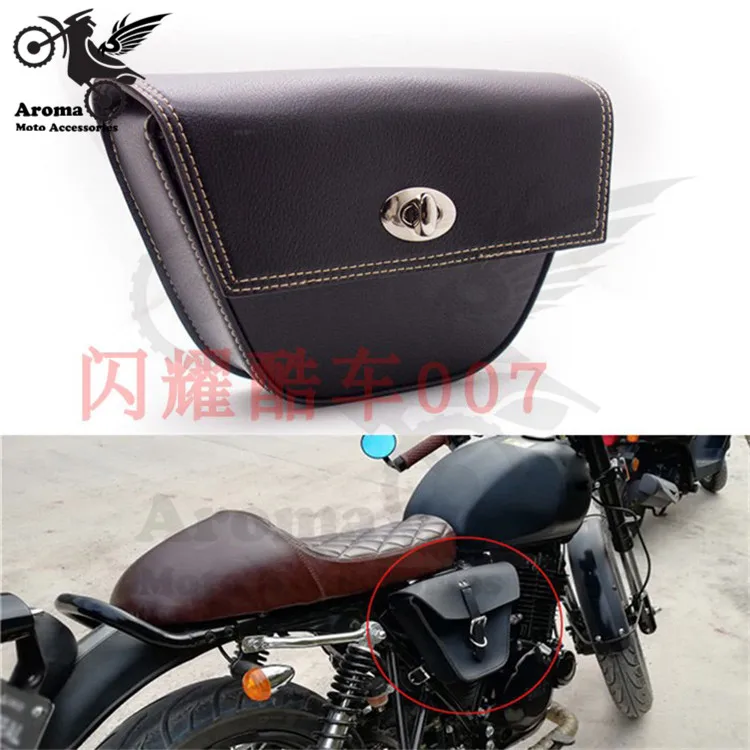 mini black leather scooter luggage pouch parts motorbike side bag motorcycle saddle bag for harley prince cruise moto saddlebag
mini black leather scooter luggage pouch parts motorbike side bag motorcycle saddle bag for harley prince cruise moto saddlebag