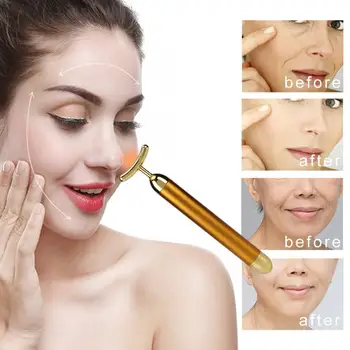 Led Facial Mask 24K Gold Electric Massager Ultrasonic Ion Face Lifting Firming Tool Beauty Instrument (Gold) Ultrasonic Face
Led Facial Mask 24K Gold Electric Massager Ultrasonic Ion Face Lifting Firming Tool Beauty Instrument (Gold) Ultrasonic Face