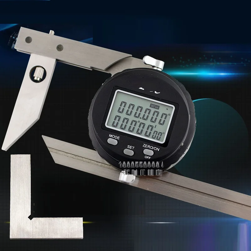 360 degree digital stainless steel electric protractor IP54 water proof universal woodworker meter goniometer angle square gauge
360 degree digital stainless steel electric protractor IP54 water proof universal woodworker meter goniometer angle square gauge