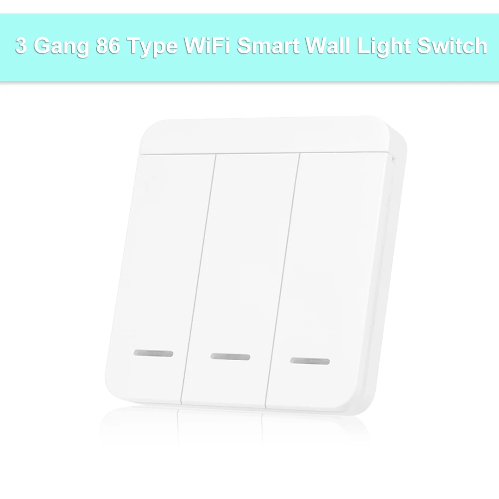 1 / 2 / 3 Way Smart Wall Light Switch Wireless Switch No Hub Require Adhesive Receiving Frequency 315MHZ/433mhz
1 / 2 / 3 Way Smart Wall Light Switch Wireless Switch No Hub Require Adhesive Receiving Frequency 315MHZ/433mhz