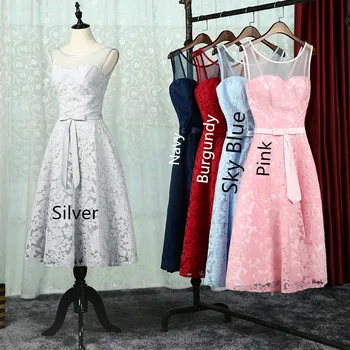 Holieveryong Lace Bridesmaid Dresses 2019 Summer Midi Wedding Party Dress Navy Pink Burgundy Sky Blue Silver
Holieveryong Lace Bridesmaid Dresses 2019 Summer Midi Wedding Party Dress Navy Pink Burgundy Sky Blue Silver