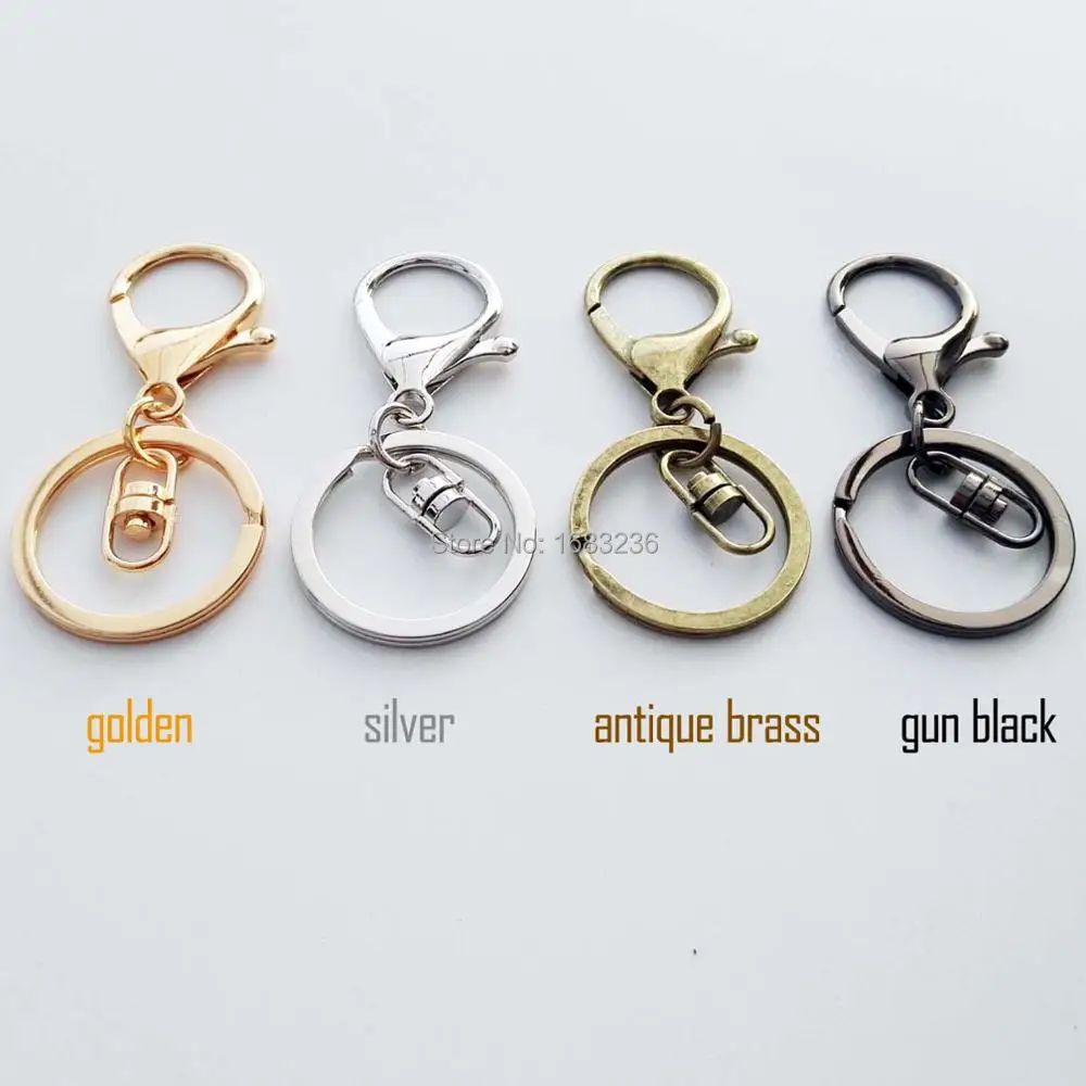 DIY Keychain Car Key ring Lobster Clasp Clip O ring Leather Hand bag Purse Jewelry Pendant Fit Buckle Trigger Snap Findings Hook
DIY Keychain Car Key ring Lobster Clasp Clip O ring Leather Hand bag Purse Jewelry Pendant Fit Buckle Trigger Snap Findings Hook
