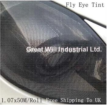 Wholesale Headlights Tint Perforated Mesh Film Like Fly Eye Self Adhesive Vinyl Both Side Black 1.07x50 Meters Free Shipping
Wholesale Headlights Tint Perforated Mesh Film Like Fly Eye Self Adhesive Vinyl Both Side Black 1.07x50 Meters Free Shipping