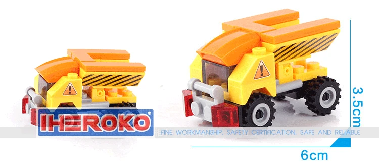 Building blocks toys - engineering vehicles (4)