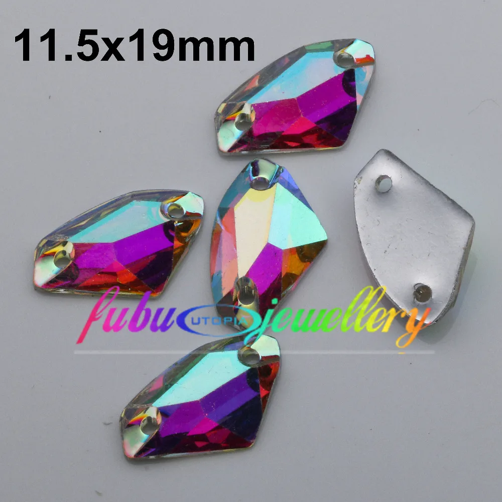 Free Shipping, 100pcs/Lot, 11.5x19mm Crystal AB / Clear AB Flat Back #3256 Galactic AX Sew On Stones
Free Shipping, 100pcs/Lot, 11.5x19mm Crystal AB / Clear AB Flat Back #3256 Galactic AX Sew On Stones