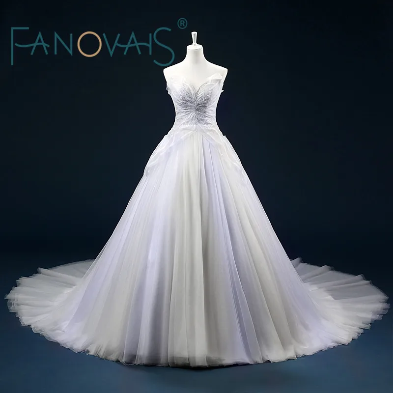 Purple Wedding Dresses 2019 Tulle Ball Gown Pleats Beading Wedding Dress Long Train Bridal Dresses Vestido de Novia Luxury
Purple Wedding Dresses 2019 Tulle Ball Gown Pleats Beading Wedding Dress Long Train Bridal Dresses Vestido de Novia Luxury