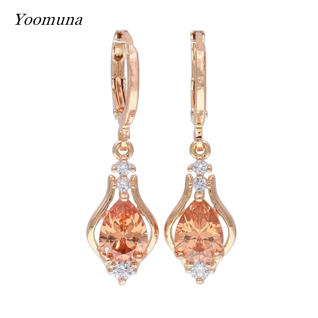 Drop Earrings for Women rose gold 585 Color dangle Earrings With Waterdrop Zircon Luxury Jewelry for Party Gifts
Drop Earrings for Women rose gold 585 Color dangle Earrings With Waterdrop Zircon Luxury Jewelry for Party Gifts