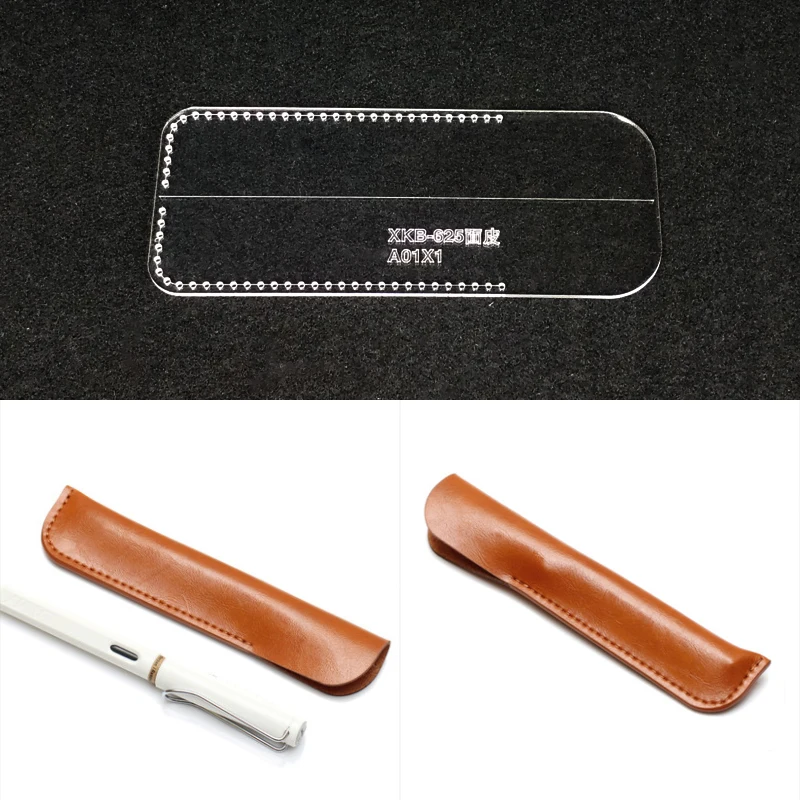 Leathercraft Pencil case Template Clear Acrylic Leather Pattern Design Template Stencil DIY Sewing Craft 15.5x2.8x1cm
Leathercraft Pencil case Template Clear Acrylic Leather Pattern Design Template Stencil DIY Sewing Craft 15.5x2.8x1cm