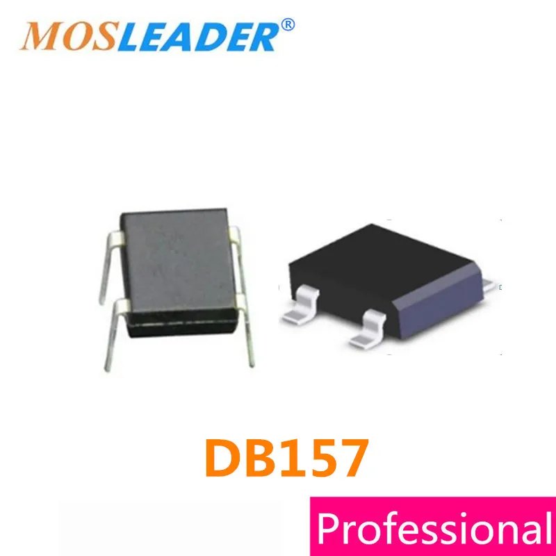 Mosleader DB157 SOP4 DIP4 500PCS DB157S 1KV 1000V 1.5A Bridge rectifier High quality | Электроника