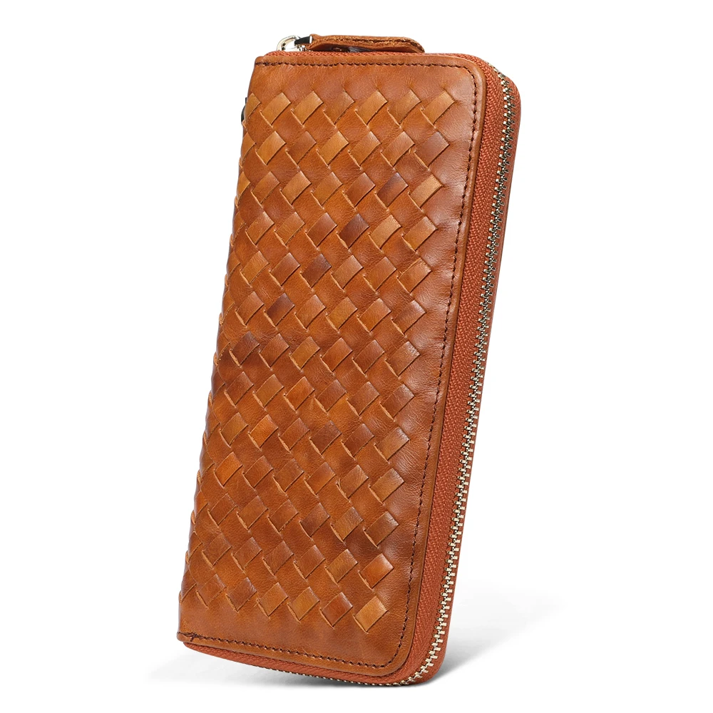 Business Genuine Leather Clutch Wallet Men Long Leather Phone Bag Hand knit Purse Male Large Size Handy Coin Wallet Card Holder
Business Genuine Leather Clutch Wallet Men Long Leather Phone Bag Hand knit Purse Male Large Size Handy Coin Wallet Card Holder