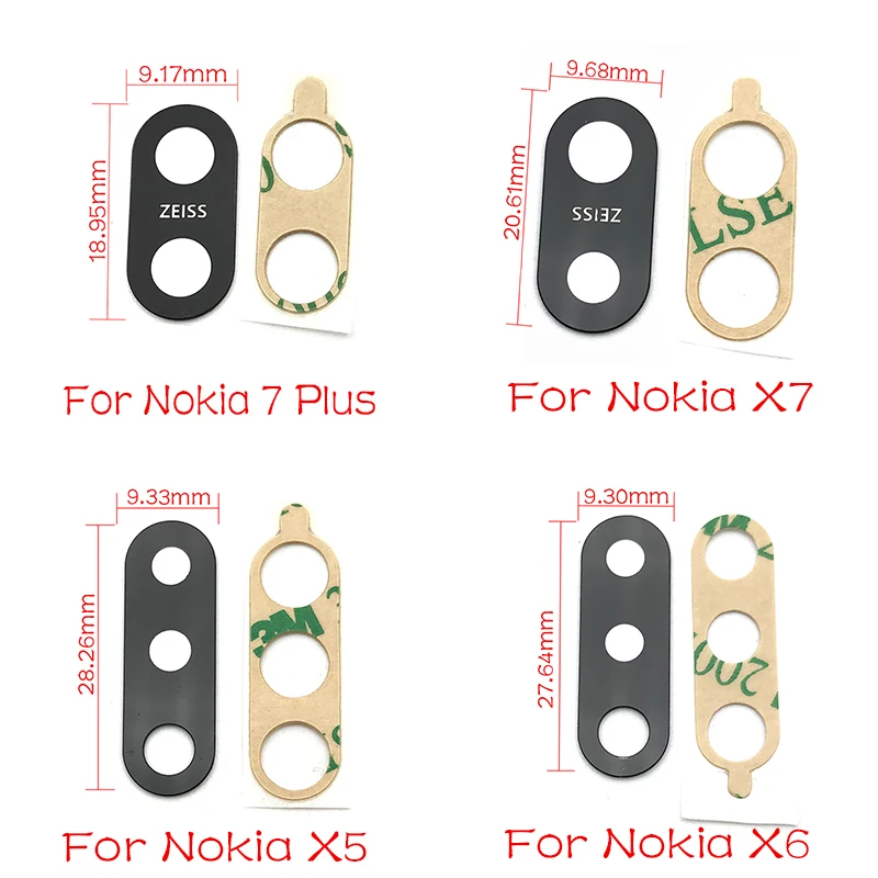 20pcs/lot For Nokia 5 6 8 7 Plus X5 X6 X7 Rear Back Camera Glass Lens Cover with Ahesive Sticker
20pcs/lot For Nokia 5 6 8 7 Plus X5 X6 X7 Rear Back Camera Glass Lens Cover with Ahesive Sticker