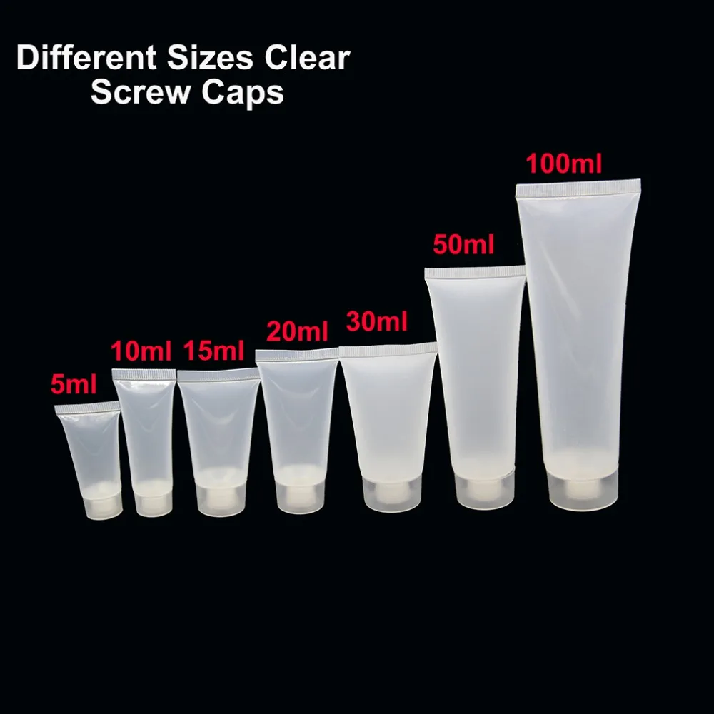 20pcs Container Cosmetic Soft Tube Travel Bottle Refillable Clear Lipgloss Tubes Empty Glossy 5ml 10ml 15ml 20ml 30ml 50ml 100ml
20pcs Container Cosmetic Soft Tube Travel Bottle Refillable Clear Lipgloss Tubes Empty Glossy 5ml 10ml 15ml 20ml 30ml 50ml 100ml