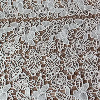 2Yards Vintage African Lace Fabric Flowers High Quality Cord Guipure Lace For Nigerian Wedding Dress Underwear White Appliques
2Yards Vintage African Lace Fabric Flowers High Quality Cord Guipure Lace For Nigerian Wedding Dress Underwear White Appliques