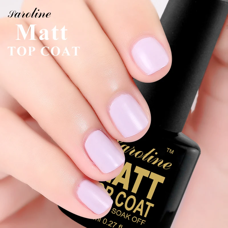 Saroline Lucky Matte Top Coat Gel Polish Nail Art Designs Semipermanent Art Matt Gel Varnish Finish Lasting Top Coat Gel Lacquer
Saroline Lucky Matte Top Coat Gel Polish Nail Art Designs Semipermanent Art Matt Gel Varnish Finish Lasting Top Coat Gel Lacquer
