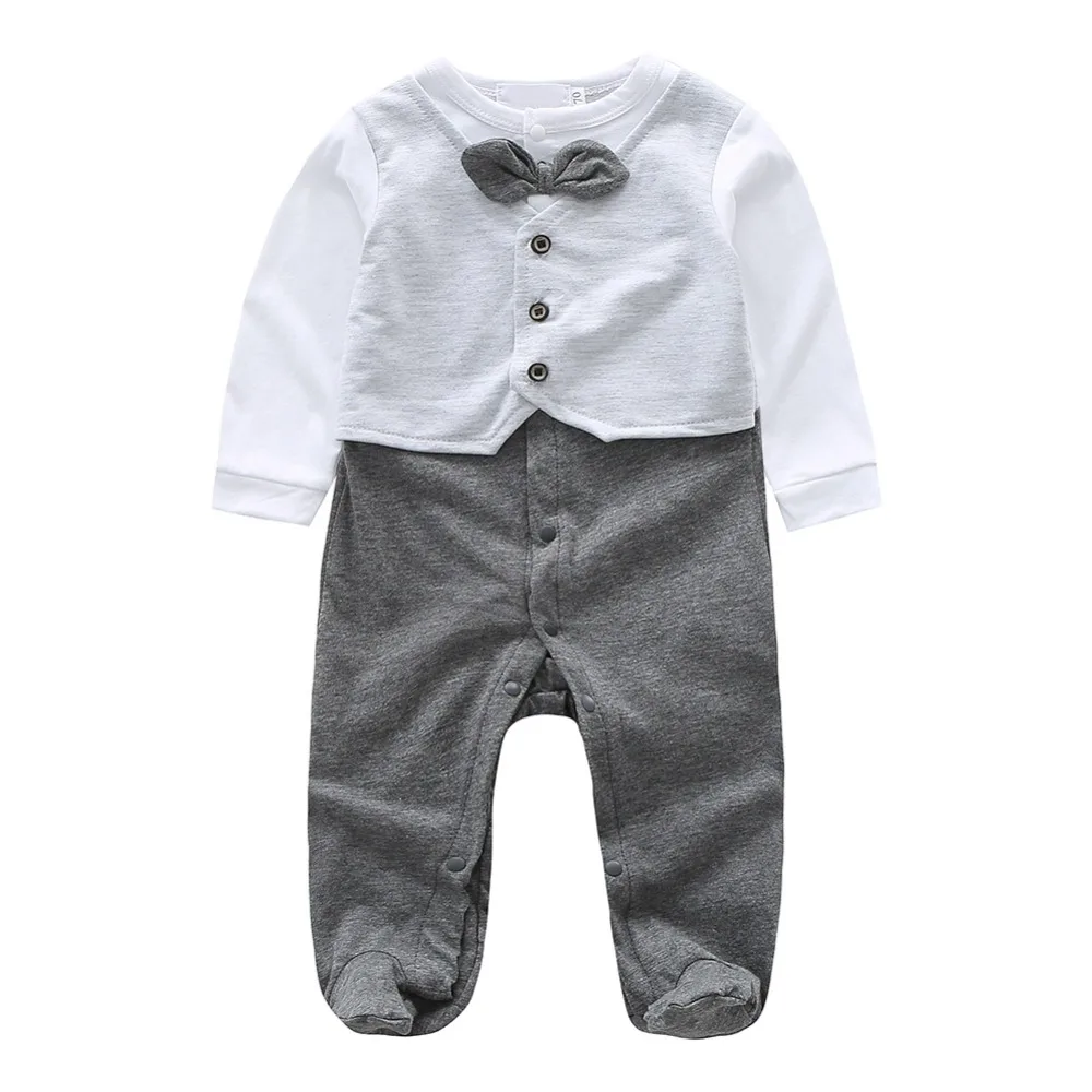 Spring Baby Boy Footies Long Sleeve Gentleman Patchwork Design Newborn Cotton Jumpsuit Costumes
Spring Baby Boy Footies Long Sleeve Gentleman Patchwork Design Newborn Cotton Jumpsuit Costumes