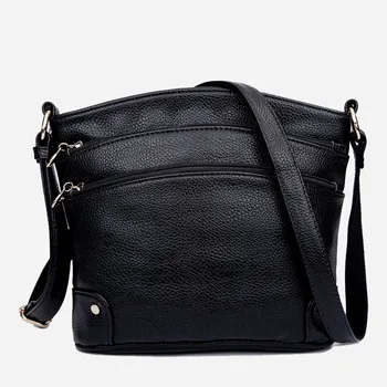 New Genuine Leather Women's Messenger Bags Solid Color Shoulder Bag Female Cross-body Bags Soft Casual Multi Bags
New Genuine Leather Women's Messenger Bags Solid Color Shoulder Bag Female Cross-body Bags Soft Casual Multi Bags