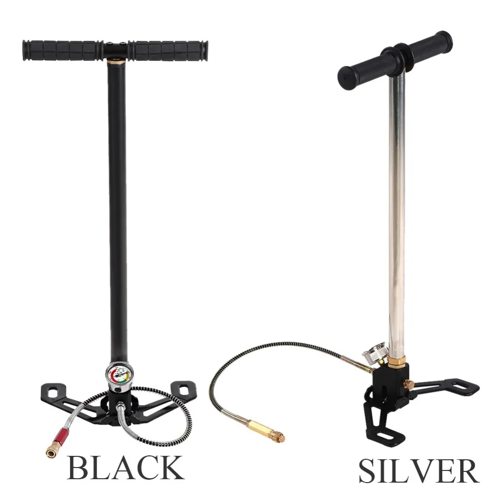NEW Hi-Pressure 4500/6000PSI Air Pump PCP Gun Hand Pump Stirrup Charging Gas Filter Gauge Valve Hose for Inflatable Kayak Tire
NEW Hi-Pressure 4500/6000PSI Air Pump PCP Gun Hand Pump Stirrup Charging Gas Filter Gauge Valve Hose for Inflatable Kayak Tire