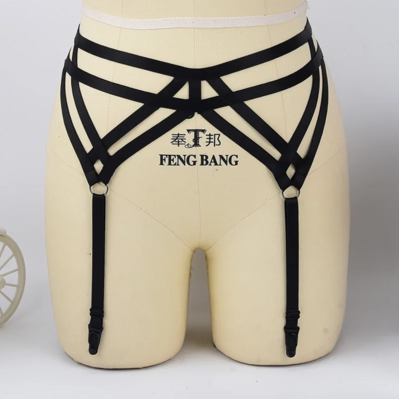 Halloween Harness Garter Belt black Fetish Leg Stockings Belt Elastic Goth Lingerie Cage Suspender Belt Bondage Harness garter
Halloween Harness Garter Belt black Fetish Leg Stockings Belt Elastic Goth Lingerie Cage Suspender Belt Bondage Harness garter