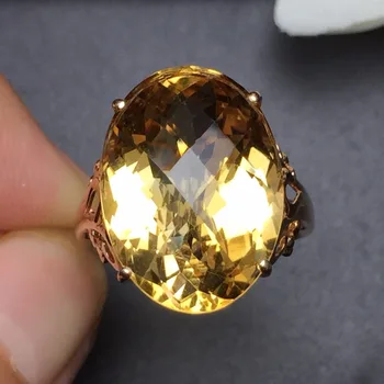 Fine Jewelry Real 18K Rose Gold AU750 Natural Citrine Gemstone Diamonds Female Anniversary Gift Fine Rings
Fine Jewelry Real 18K Rose Gold AU750 Natural Citrine Gemstone Diamonds Female Anniversary Gift Fine Rings