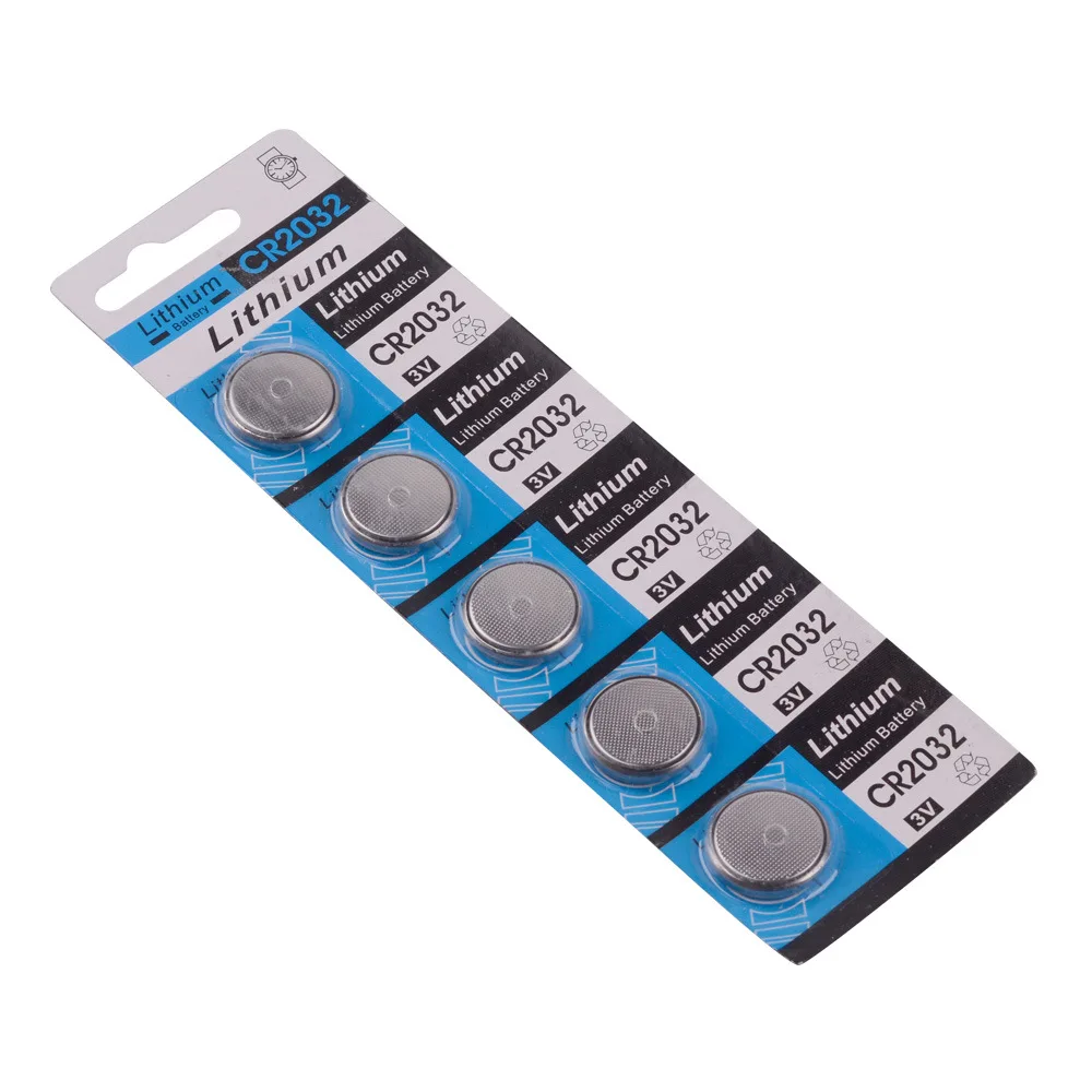 5pcs/pack CR2032 Button Batteries BR2032 DL2032 ECR2032 Cell Coin Lithium Battery 3V CR 2032 For Watch Electronic Toy Remote
5pcs/pack CR2032 Button Batteries BR2032 DL2032 ECR2032 Cell Coin Lithium Battery 3V CR 2032 For Watch Electronic Toy Remote