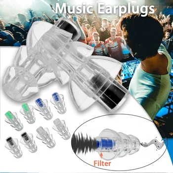 27Db Silicone Earbud Musician Filter Earplugs Noise Reduction Cancelling Hearing Protection Earbud Reusable Sleep Care For Dj
27Db Silicone Earbud Musician Filter Earplugs Noise Reduction Cancelling Hearing Protection Earbud Reusable Sleep Care For Dj