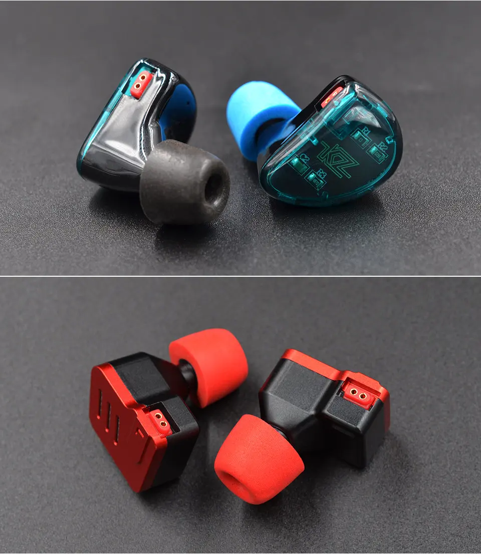 KZ_New_Upgrade_Original_3Pair_(6pcs)_Noise_Isolating_Comfortble_Memory_Foam_Ear_Tips_Ear_Pads_Earbuds_For_In_Earphone_Headphones_Red_Blue (11)