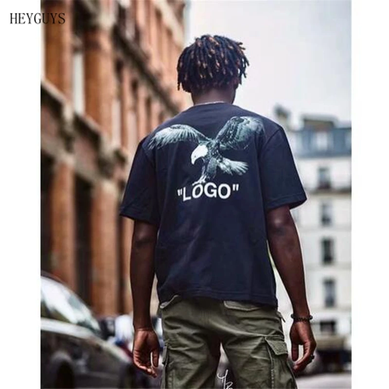 Behind Eagles Big Logo Printed Women Men T shirts 1:1 High Quality Kanye West White Black Colour Streetwear T-shirt Top tee
Behind Eagles Big Logo Printed Women Men T shirts 1:1 High Quality Kanye West White Black Colour Streetwear T-shirt Top tee